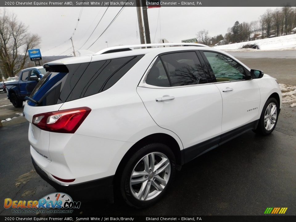 2020 Chevrolet Equinox Premier AWD Summit White / Jet Black/Brandy Photo #7