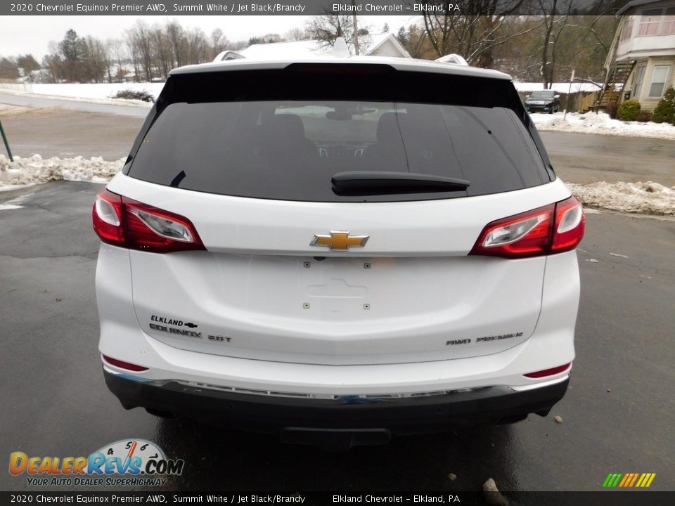 2020 Chevrolet Equinox Premier AWD Summit White / Jet Black/Brandy Photo #9