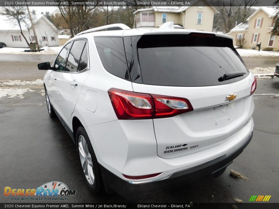 2020 Chevrolet Equinox Premier AWD Summit White / Jet Black/Brandy Photo #10