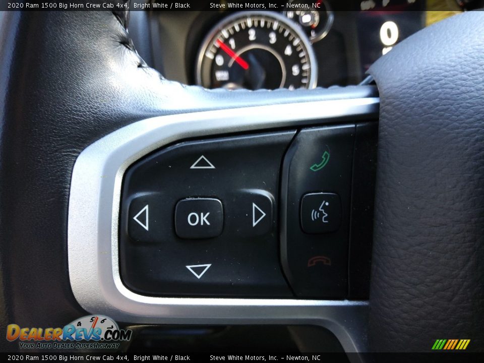 2020 Ram 1500 Big Horn Crew Cab 4x4 Bright White / Black Photo #19