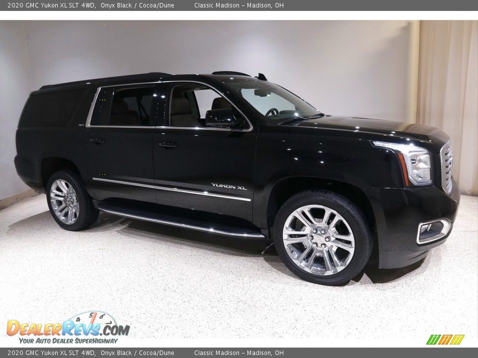 2020 GMC Yukon XL SLT 4WD Onyx Black / Cocoa/Dune Photo #1
