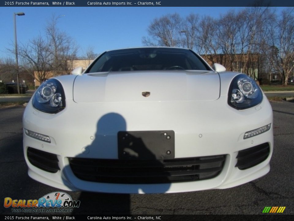 2015 Porsche Panamera White / Black Photo #4