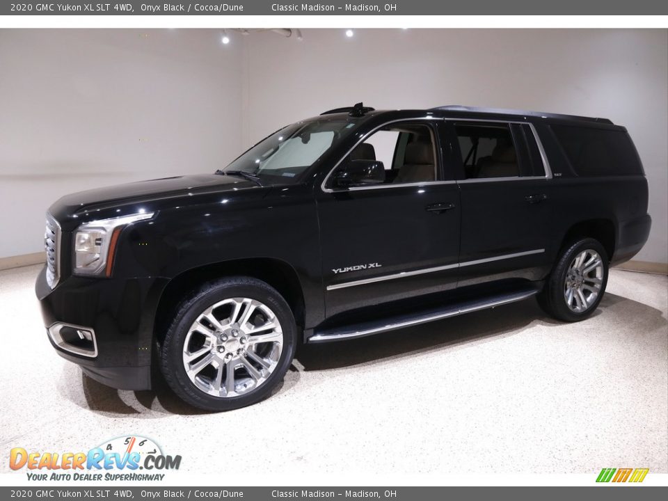 2020 GMC Yukon XL SLT 4WD Onyx Black / Cocoa/Dune Photo #3
