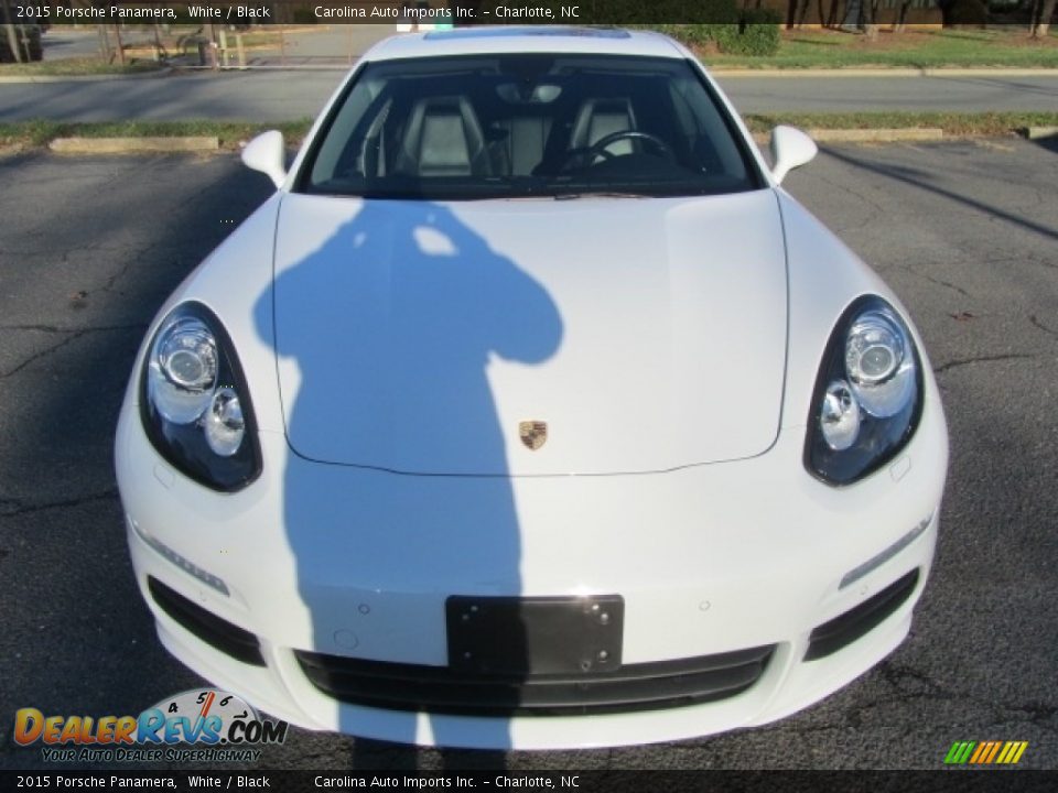 2015 Porsche Panamera White / Black Photo #5
