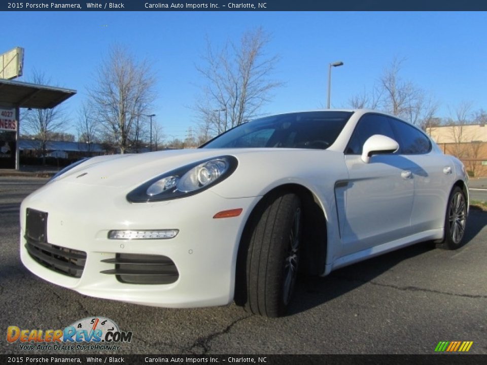 2015 Porsche Panamera White / Black Photo #6
