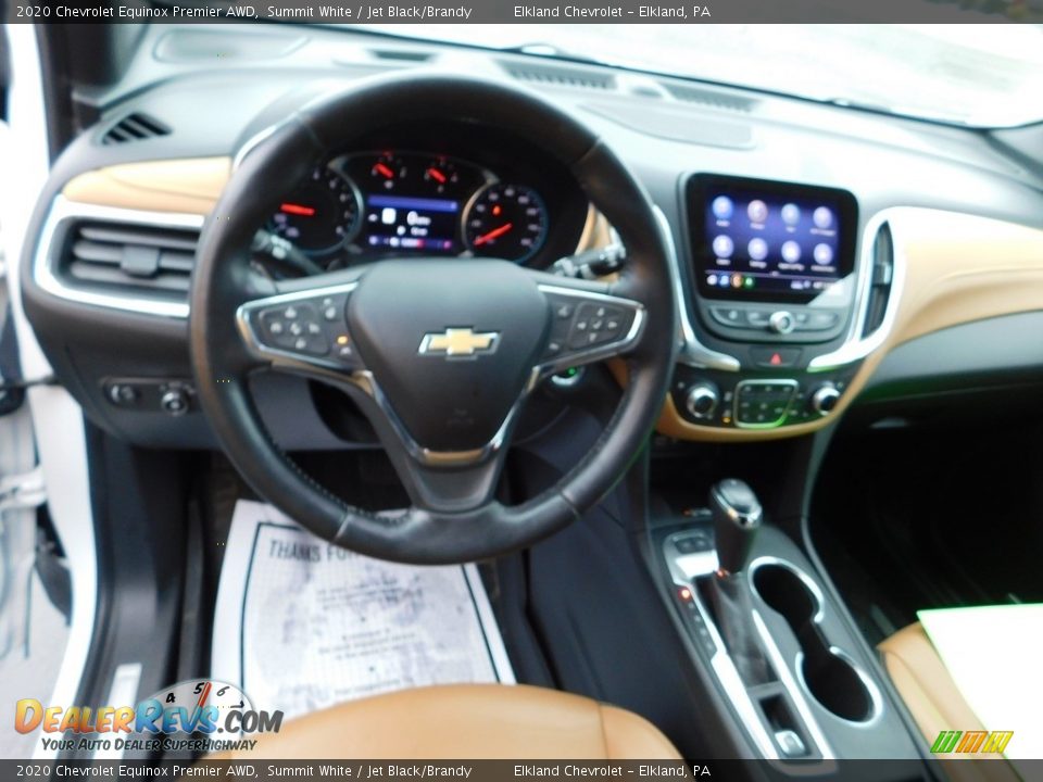 2020 Chevrolet Equinox Premier AWD Summit White / Jet Black/Brandy Photo #22