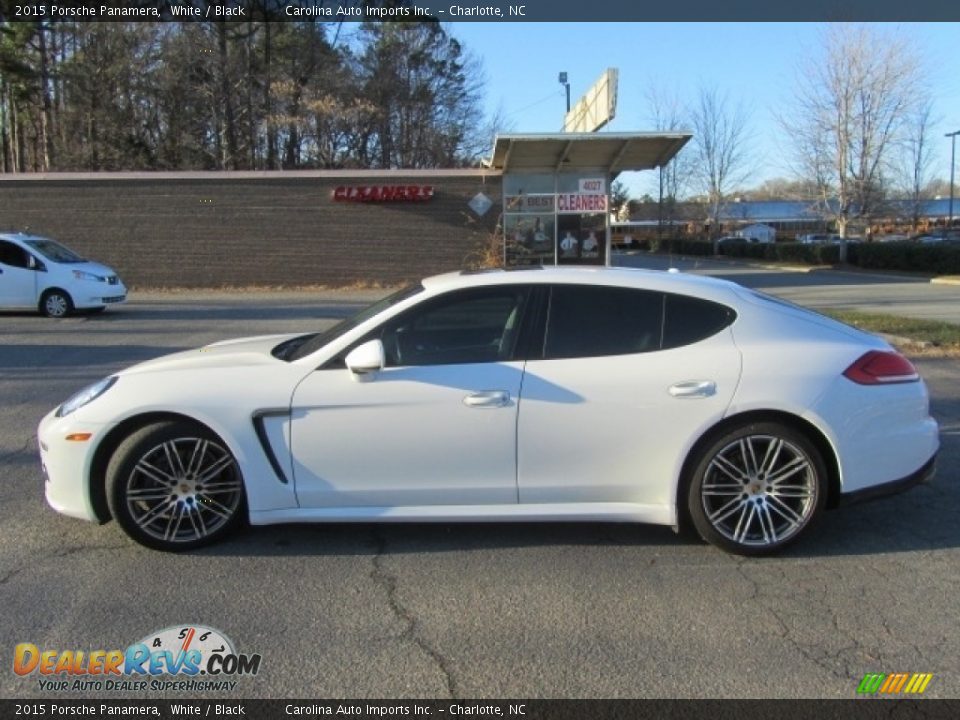 2015 Porsche Panamera White / Black Photo #7