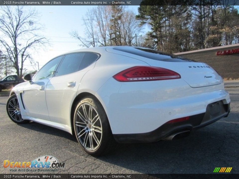 2015 Porsche Panamera White / Black Photo #8
