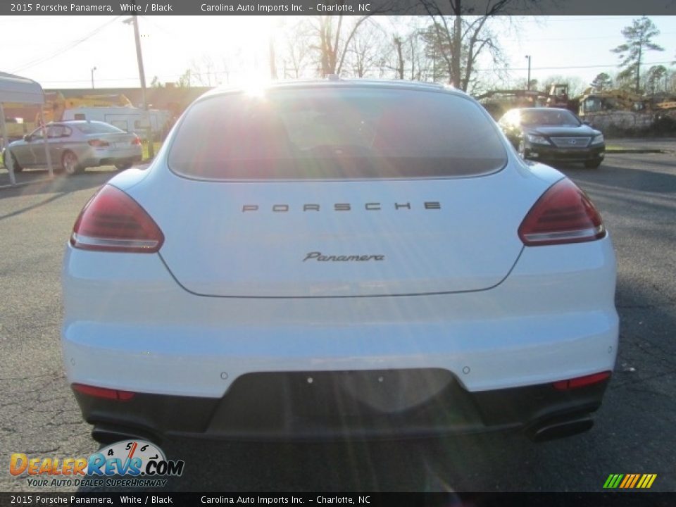 2015 Porsche Panamera White / Black Photo #9