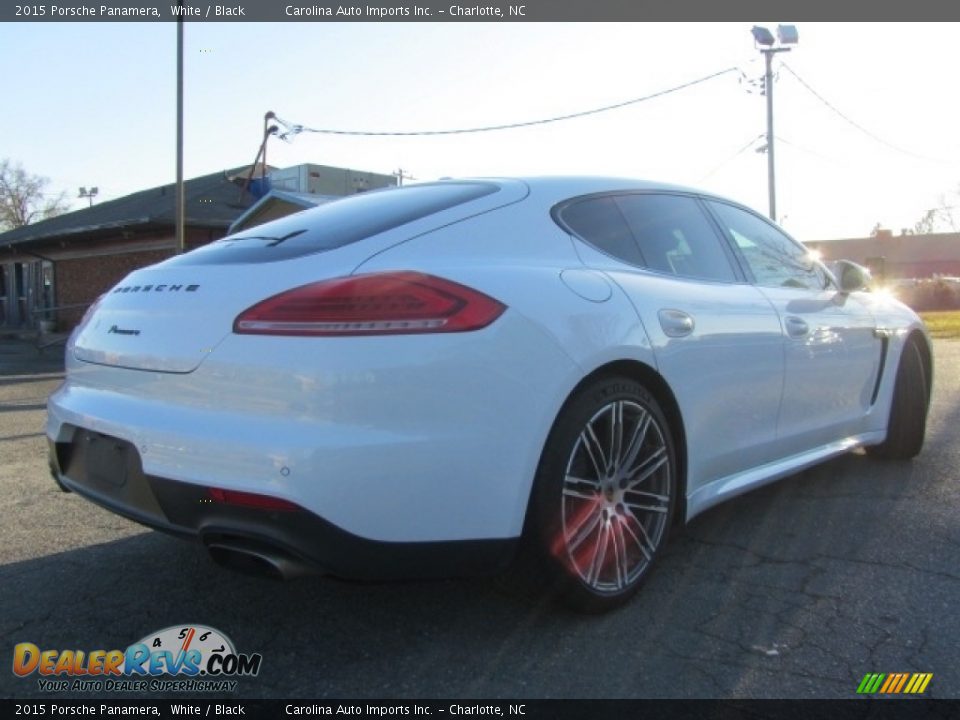 2015 Porsche Panamera White / Black Photo #10