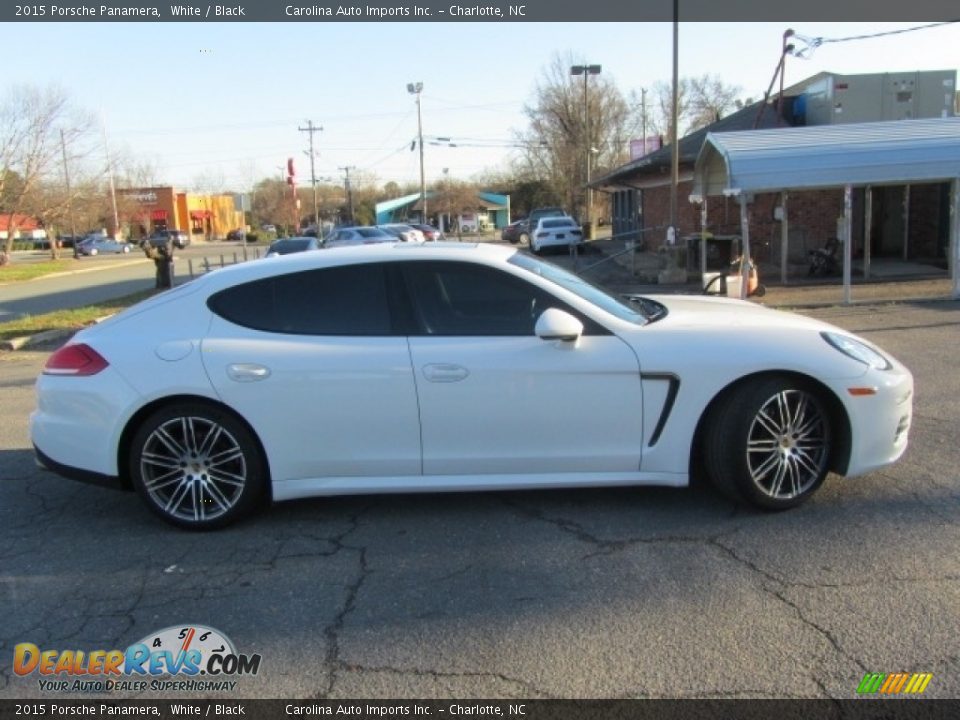 2015 Porsche Panamera White / Black Photo #11
