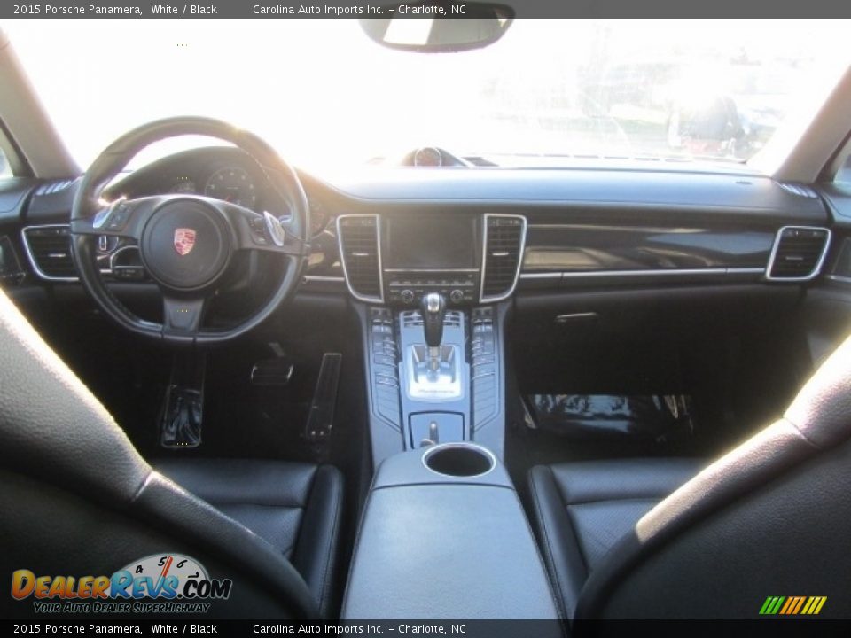 2015 Porsche Panamera White / Black Photo #13