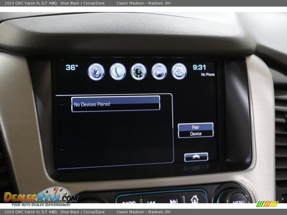 2020 GMC Yukon XL SLT 4WD Onyx Black / Cocoa/Dune Photo #12
