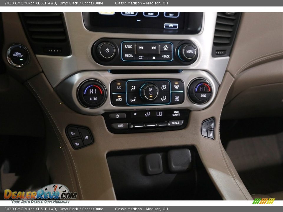 2020 GMC Yukon XL SLT 4WD Onyx Black / Cocoa/Dune Photo #15