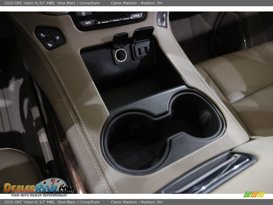 2020 GMC Yukon XL SLT 4WD Onyx Black / Cocoa/Dune Photo #16