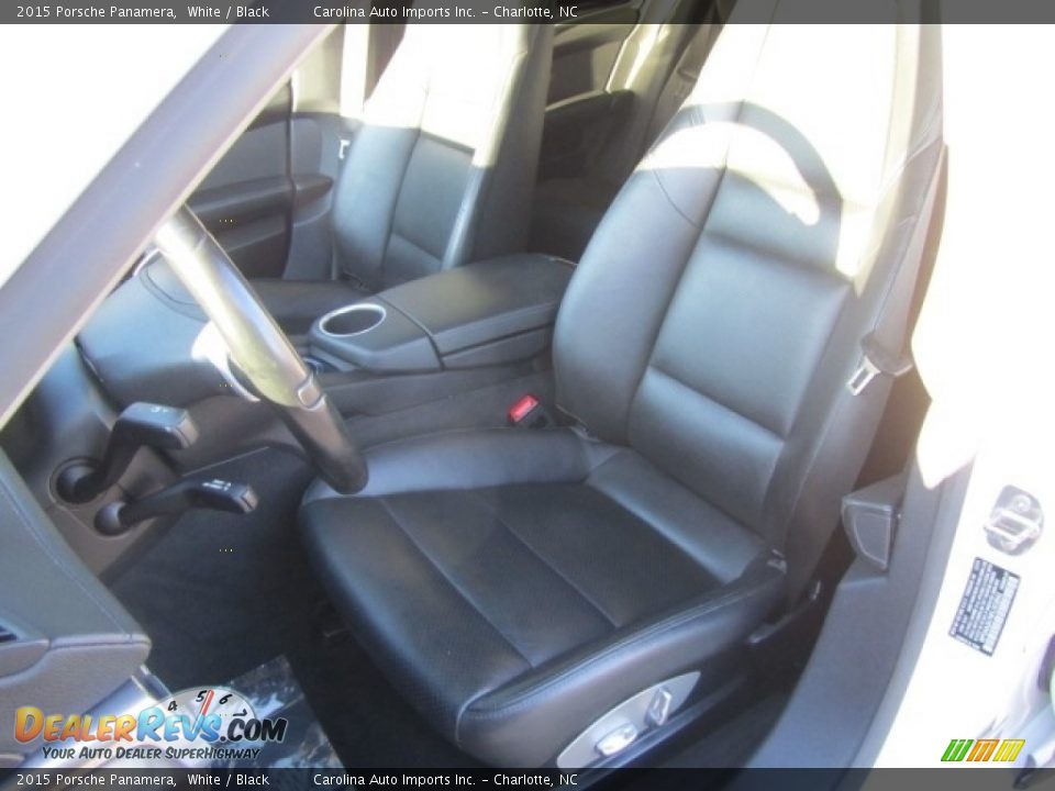 2015 Porsche Panamera White / Black Photo #19