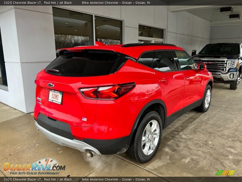 2020 Chevrolet Blazer LT Red Hot / Jet Black Photo #7