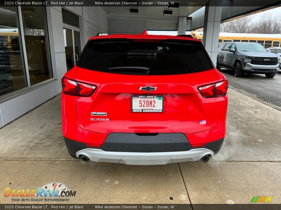 2020 Chevrolet Blazer LT Red Hot / Jet Black Photo #8