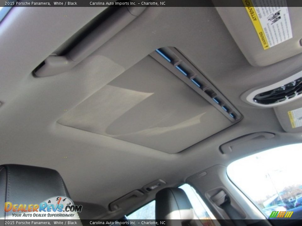 2015 Porsche Panamera White / Black Photo #24