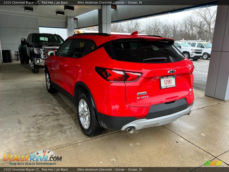 2020 Chevrolet Blazer LT Red Hot / Jet Black Photo #10