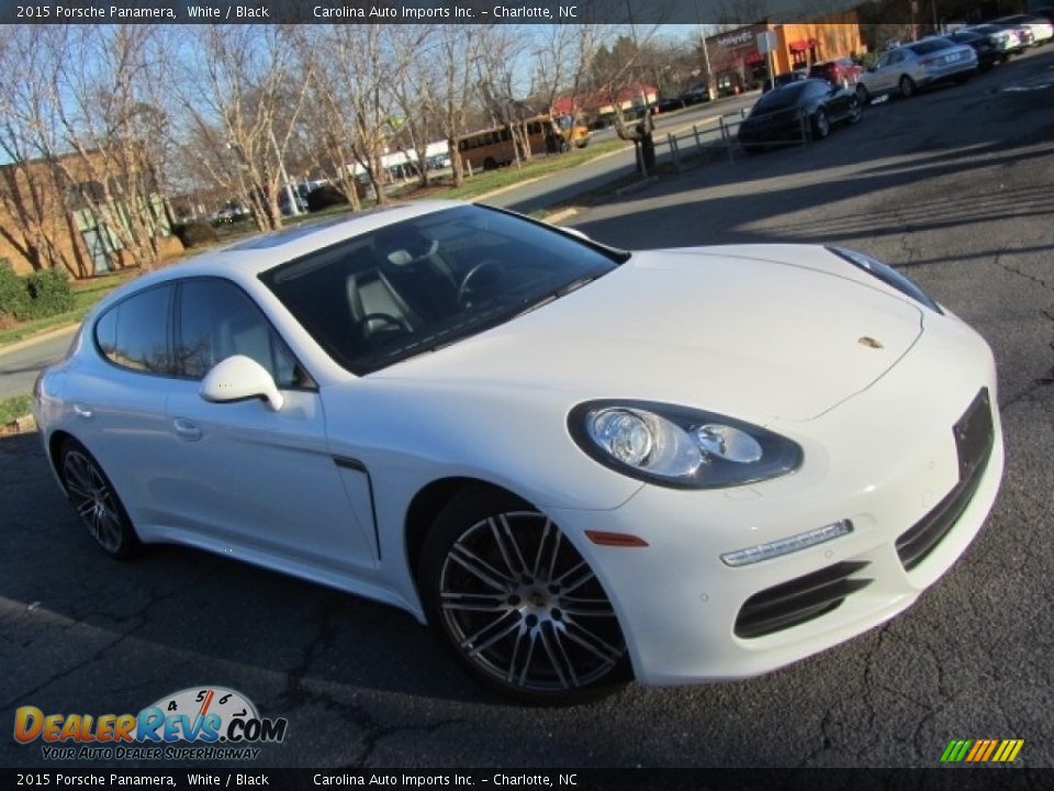 2015 Porsche Panamera White / Black Photo #28