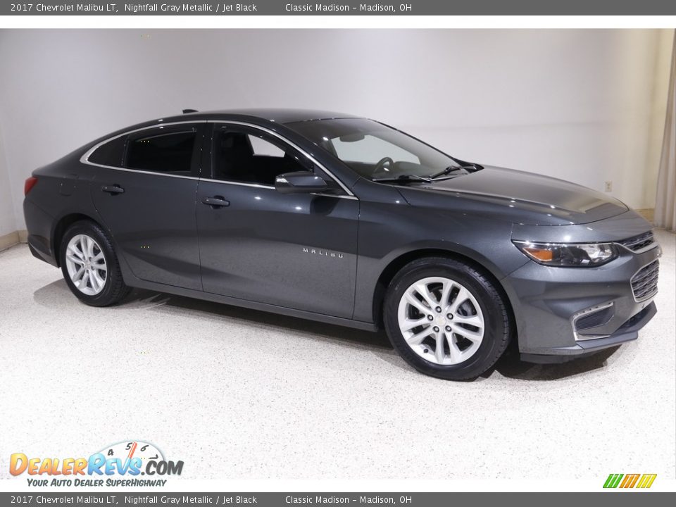2017 Chevrolet Malibu LT Nightfall Gray Metallic / Jet Black Photo #1
