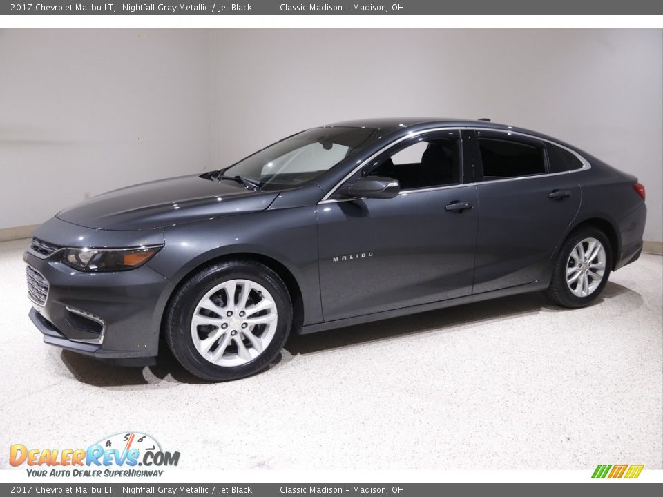 2017 Chevrolet Malibu LT Nightfall Gray Metallic / Jet Black Photo #3