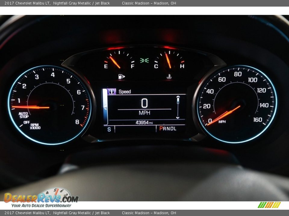 2017 Chevrolet Malibu LT Nightfall Gray Metallic / Jet Black Photo #8