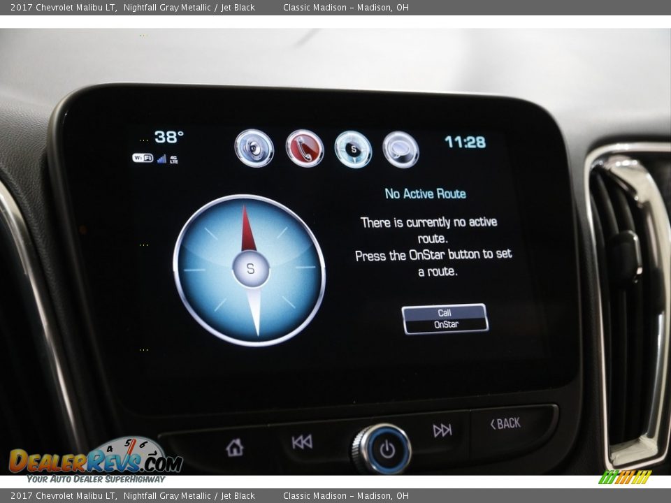 2017 Chevrolet Malibu LT Nightfall Gray Metallic / Jet Black Photo #12