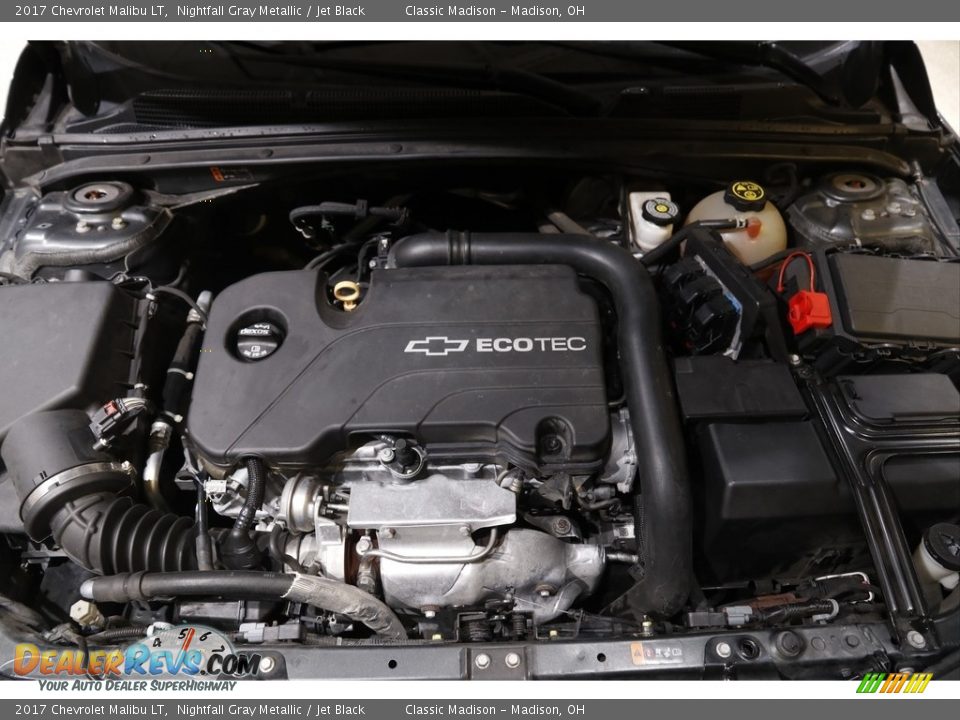 2017 Chevrolet Malibu LT Nightfall Gray Metallic / Jet Black Photo #19