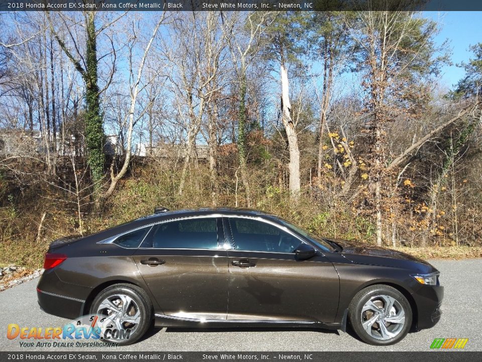 2018 Honda Accord EX Sedan Kona Coffee Metallic / Black Photo #6