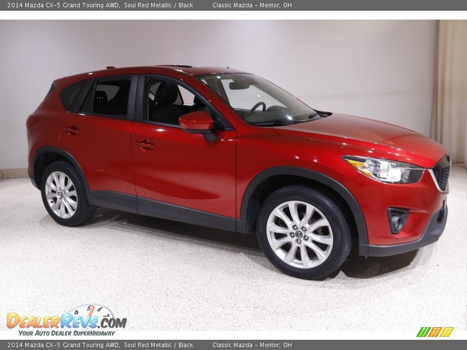 2014 Mazda CX-5 Grand Touring AWD Soul Red Metallic / Black Photo #1
