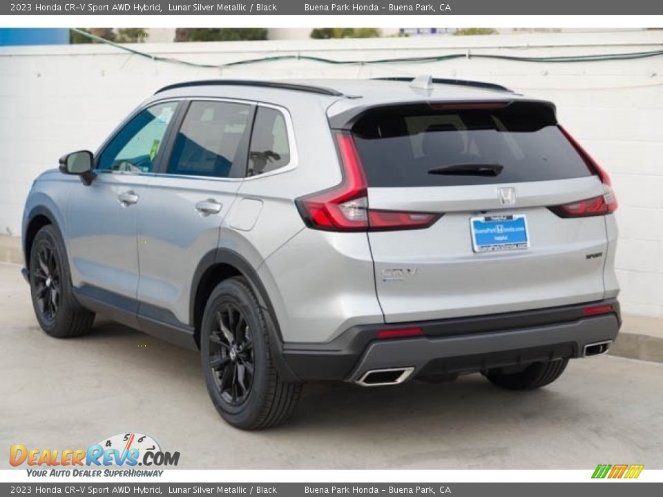 2023 Honda CR-V Sport AWD Hybrid Lunar Silver Metallic / Black Photo #2