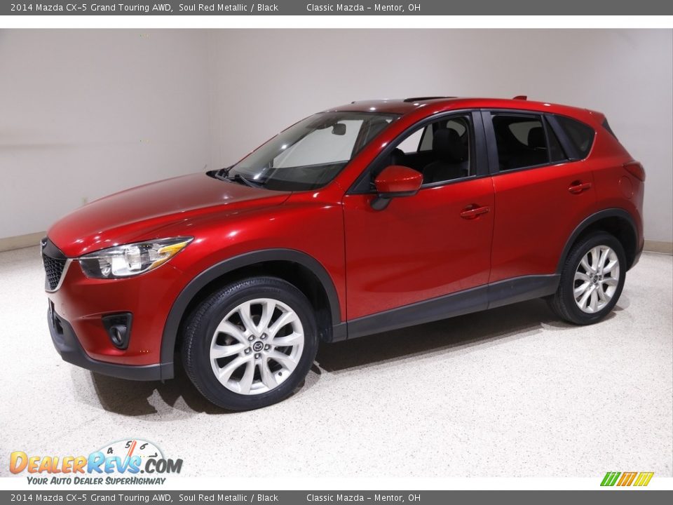2014 Mazda CX-5 Grand Touring AWD Soul Red Metallic / Black Photo #3