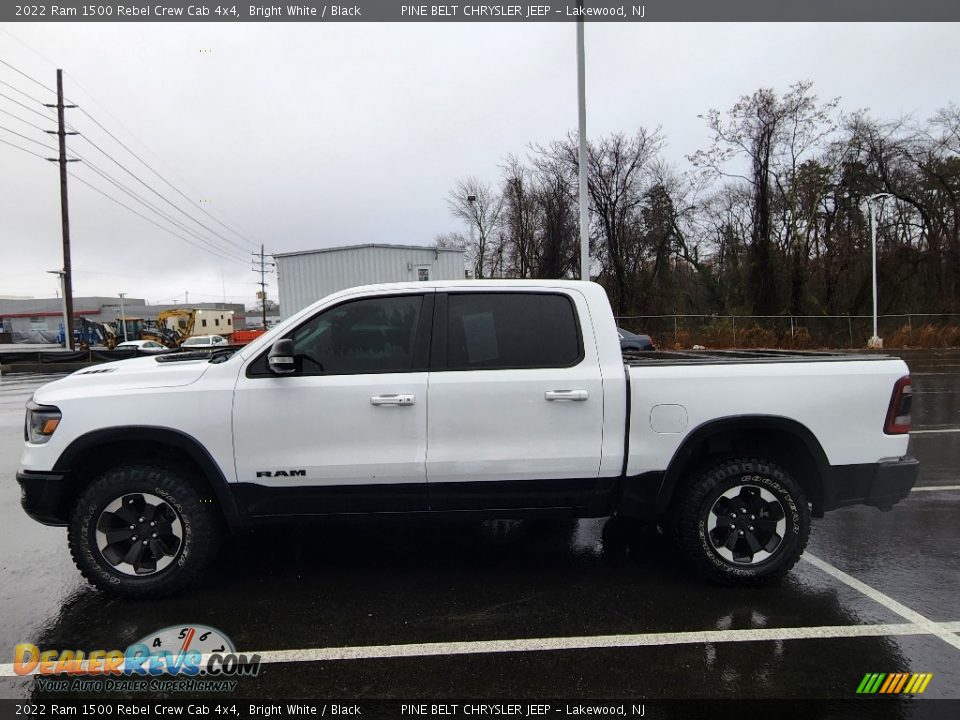 2022 Ram 1500 Rebel Crew Cab 4x4 Bright White / Black Photo #9