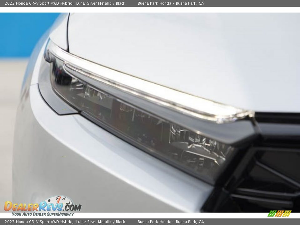 2023 Honda CR-V Sport AWD Hybrid Lunar Silver Metallic / Black Photo #4