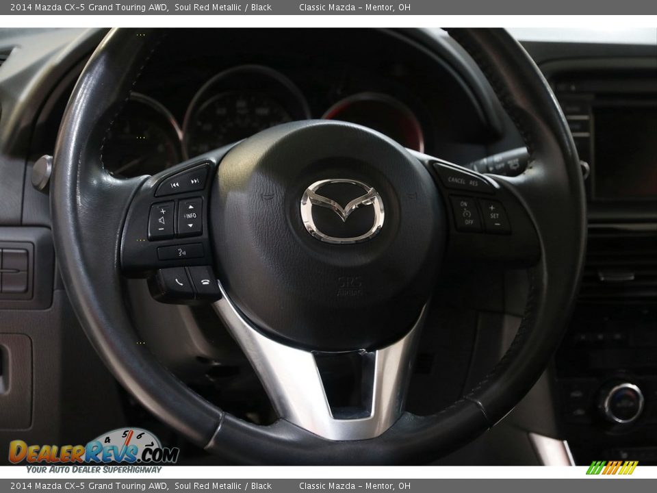 2014 Mazda CX-5 Grand Touring AWD Soul Red Metallic / Black Photo #7