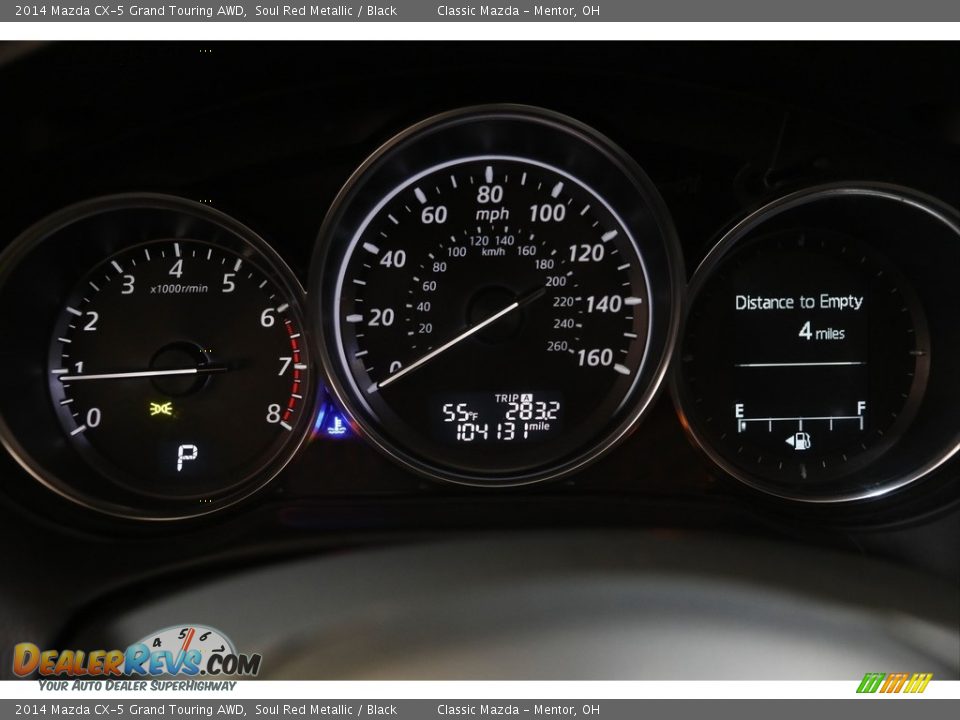 2014 Mazda CX-5 Grand Touring AWD Soul Red Metallic / Black Photo #8