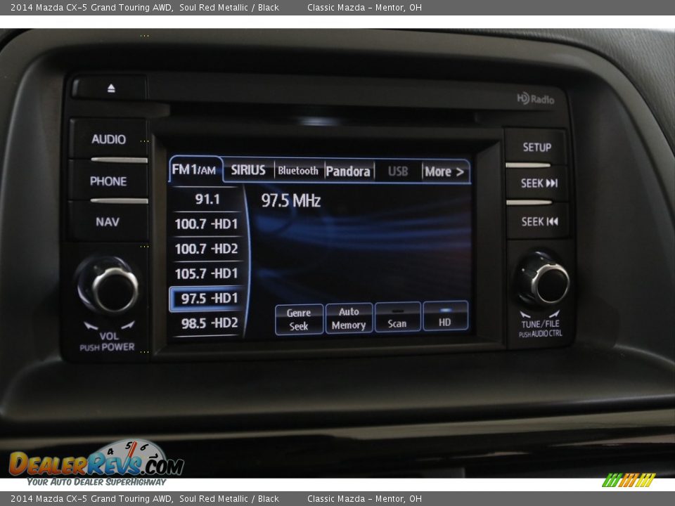 2014 Mazda CX-5 Grand Touring AWD Soul Red Metallic / Black Photo #11