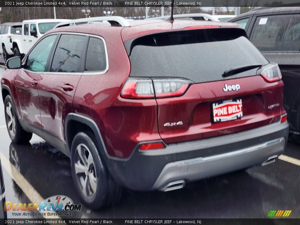 2021 Jeep Cherokee Limited 4x4 Velvet Red Pearl / Black Photo #9