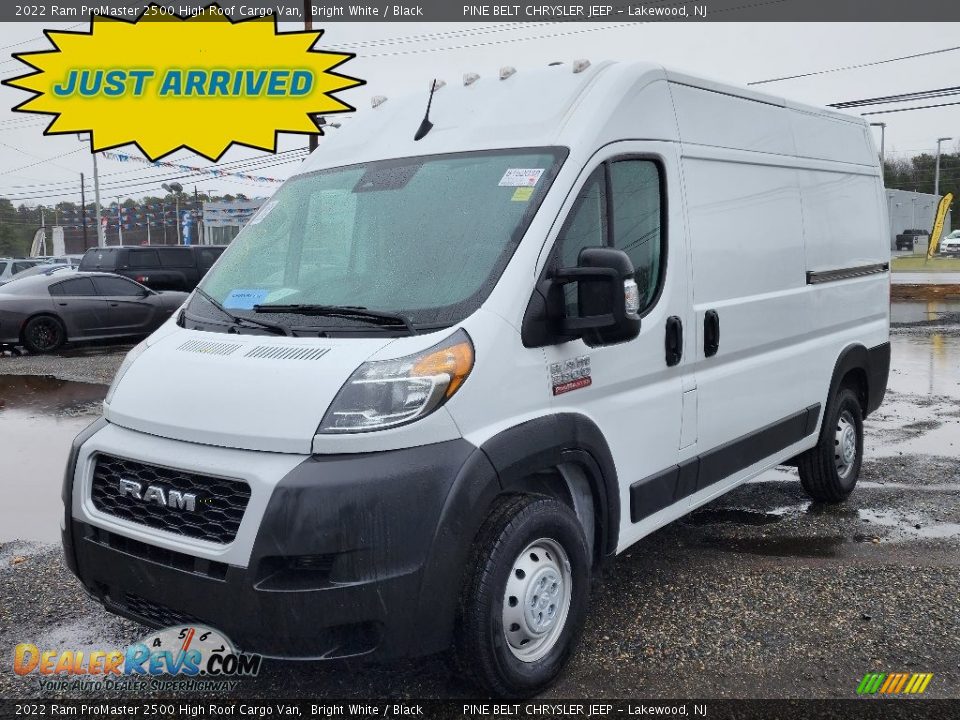 2022 Ram ProMaster 2500 High Roof Cargo Van Bright White / Black Photo #1