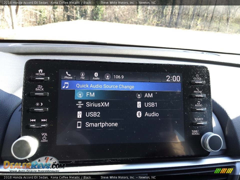 2018 Honda Accord EX Sedan Kona Coffee Metallic / Black Photo #23