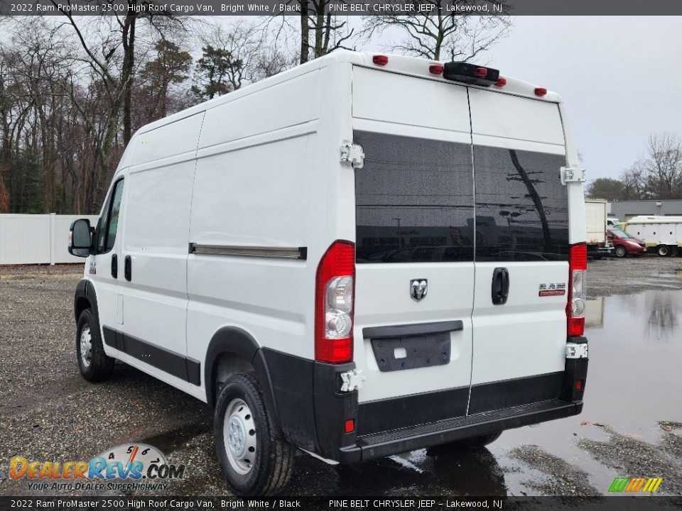 Bright White 2022 Ram ProMaster 2500 High Roof Cargo Van Photo #8