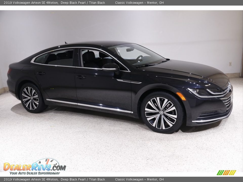 Deep Black Pearl 2019 Volkswagen Arteon SE 4Motion Photo #1