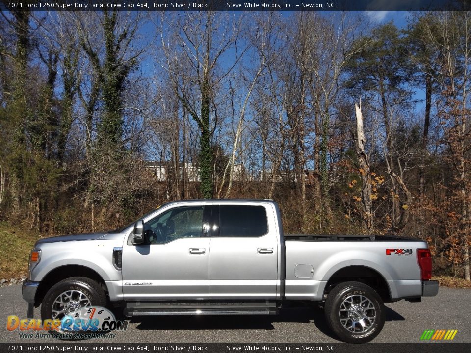 Iconic Silver 2021 Ford F250 Super Duty Lariat Crew Cab 4x4 Photo #1