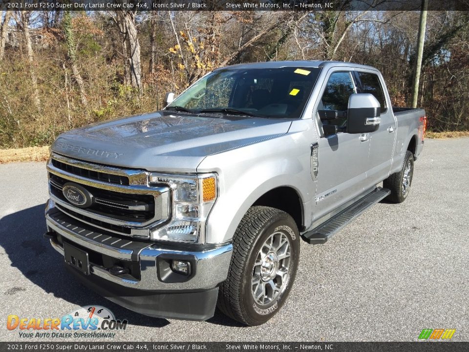 2021 Ford F250 Super Duty Lariat Crew Cab 4x4 Iconic Silver / Black Photo #2