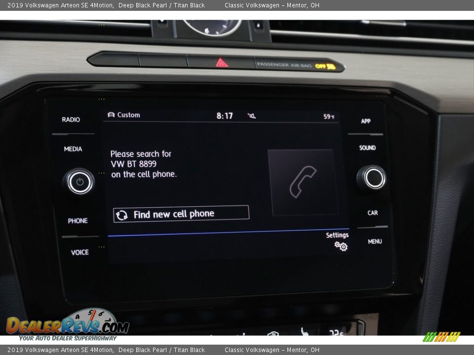 Controls of 2019 Volkswagen Arteon SE 4Motion Photo #11