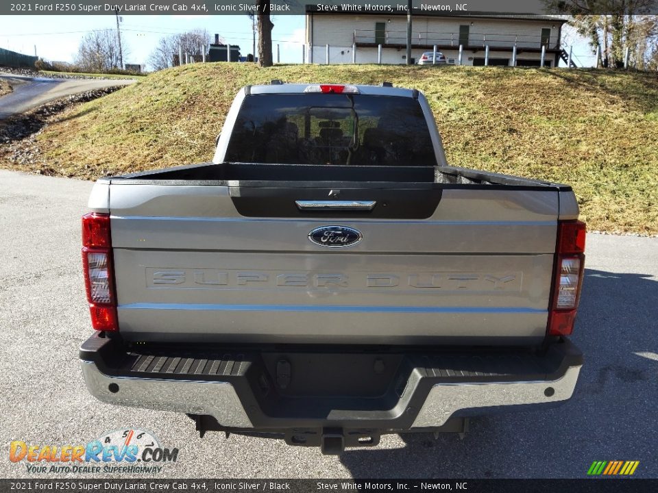 2021 Ford F250 Super Duty Lariat Crew Cab 4x4 Iconic Silver / Black Photo #7