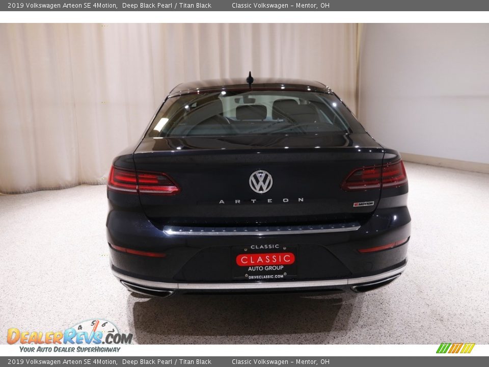 2019 Volkswagen Arteon SE 4Motion Deep Black Pearl / Titan Black Photo #19