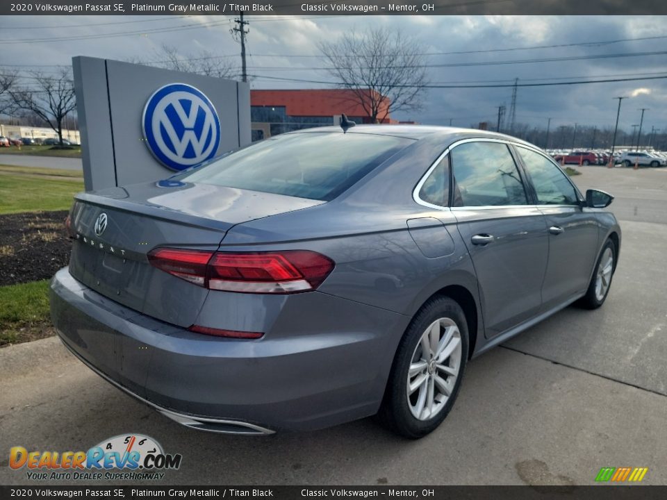 2020 Volkswagen Passat SE Platinum Gray Metallic / Titan Black Photo #3